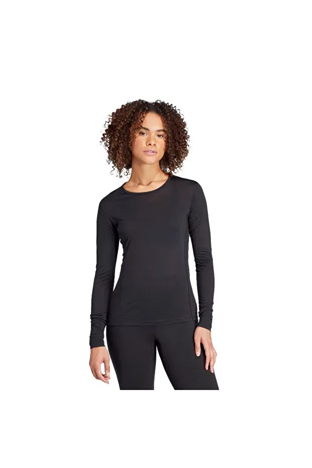 Женская футболка с длинным рукавом Adidas, Black