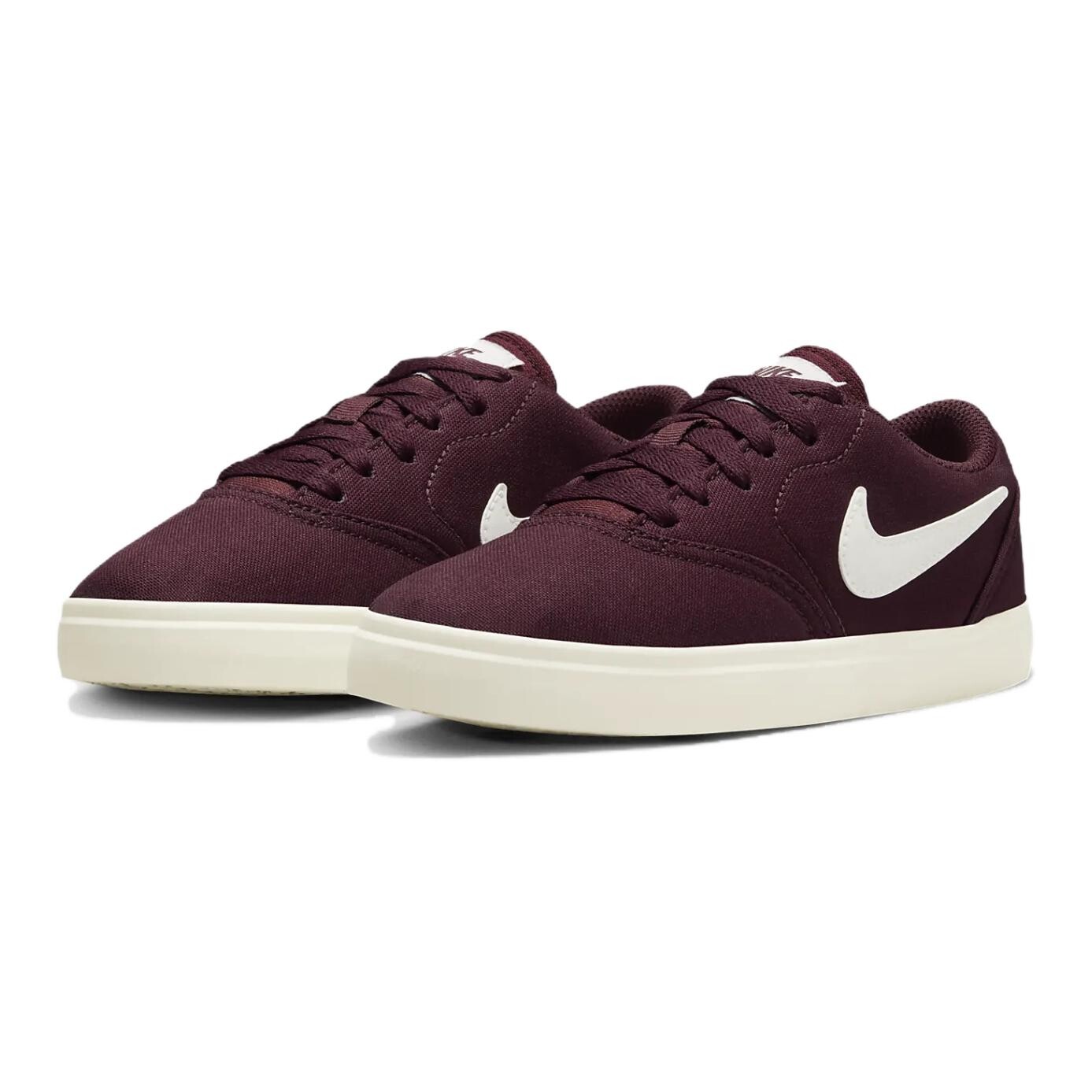 SB Check Детские кроссовки для скейтбординга GS Low-top Бордовые Nike, цвет Burgundy — фото 3