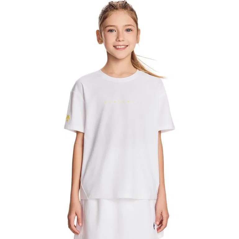 Футболка тренировочная Descente Kids белая