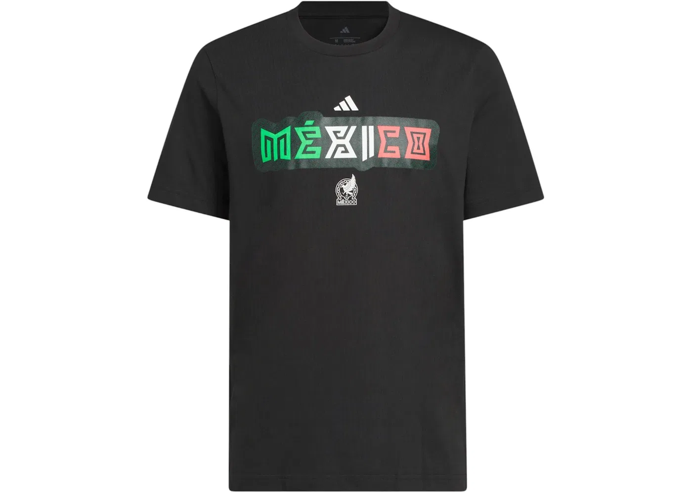 Мужская футболка с принтом Adidas World Cup 2026 Mexico Home Graphic Adidas, Black