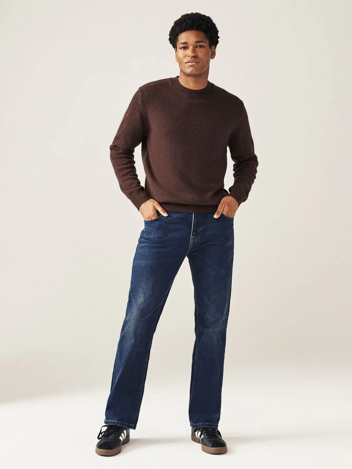 Джинсы классические stretch, Bootcut, Mid Blue Next — фото 3