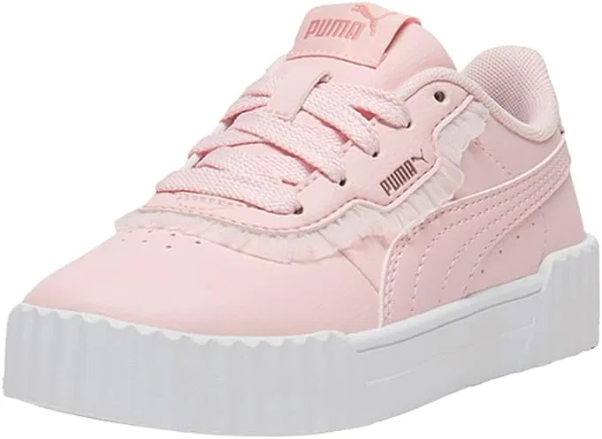 Детские кроссовки для девочек Carina 3.0 Valentine Ac PUMA, Pink — фото 2