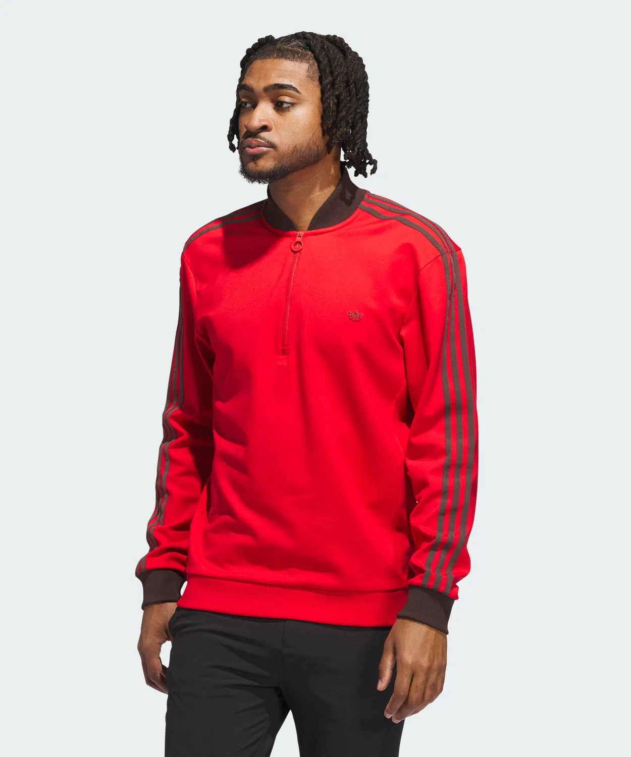 Мужской свитшот с длинным рукавомOriginal Golf 3st HZ Adidas, Red