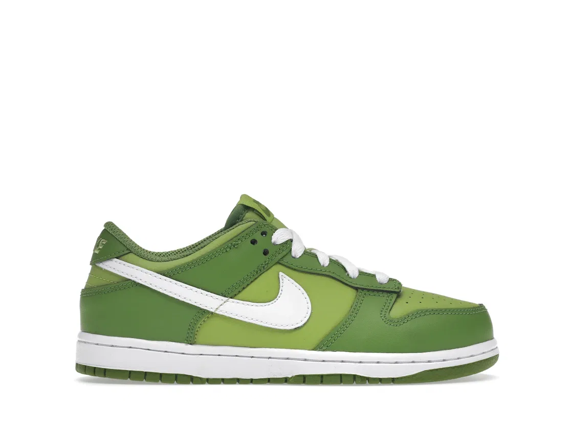 Детское кроссовки Lifestyle Nike Dunk Low Nike, Chlorophyll/White-Vivid Green