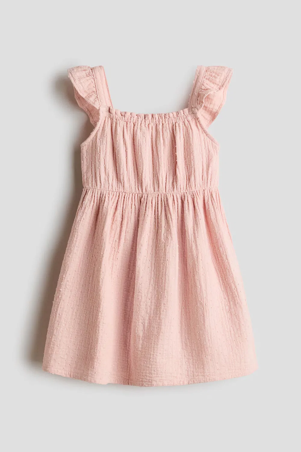Платье из хлопчатобумажной ткани H&M, Helles Mattrosa