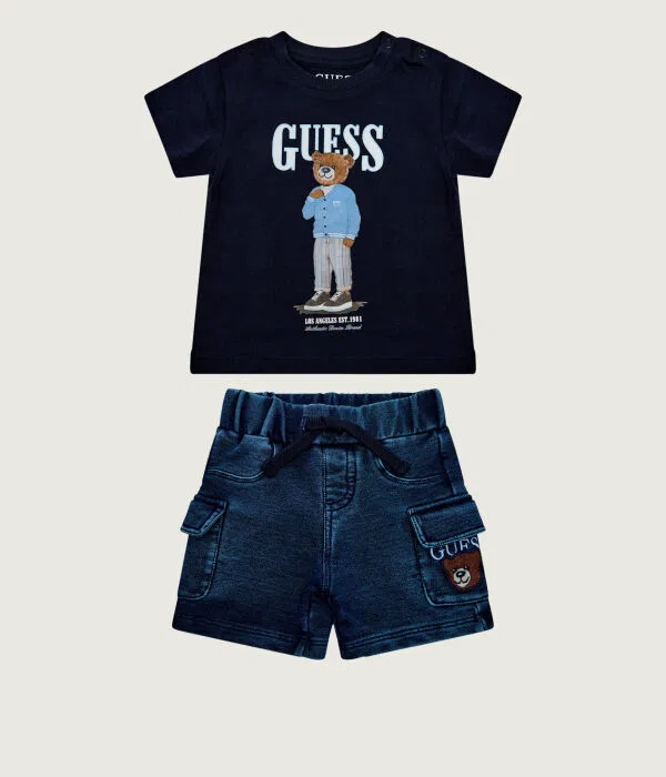 Детский комплект для мальчиков хлопковый Guess, Blu Marino