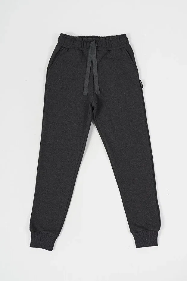Детские спортивные штаны для мальчиков с утяжкой Mmetalic, Black-Anthracite — фото 3