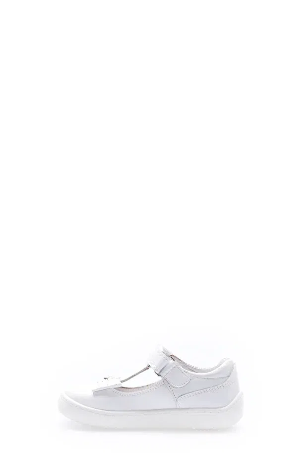 Детские повседневные туфли для девочек из натуральной кожи Mirgeshoes, White — фото 4