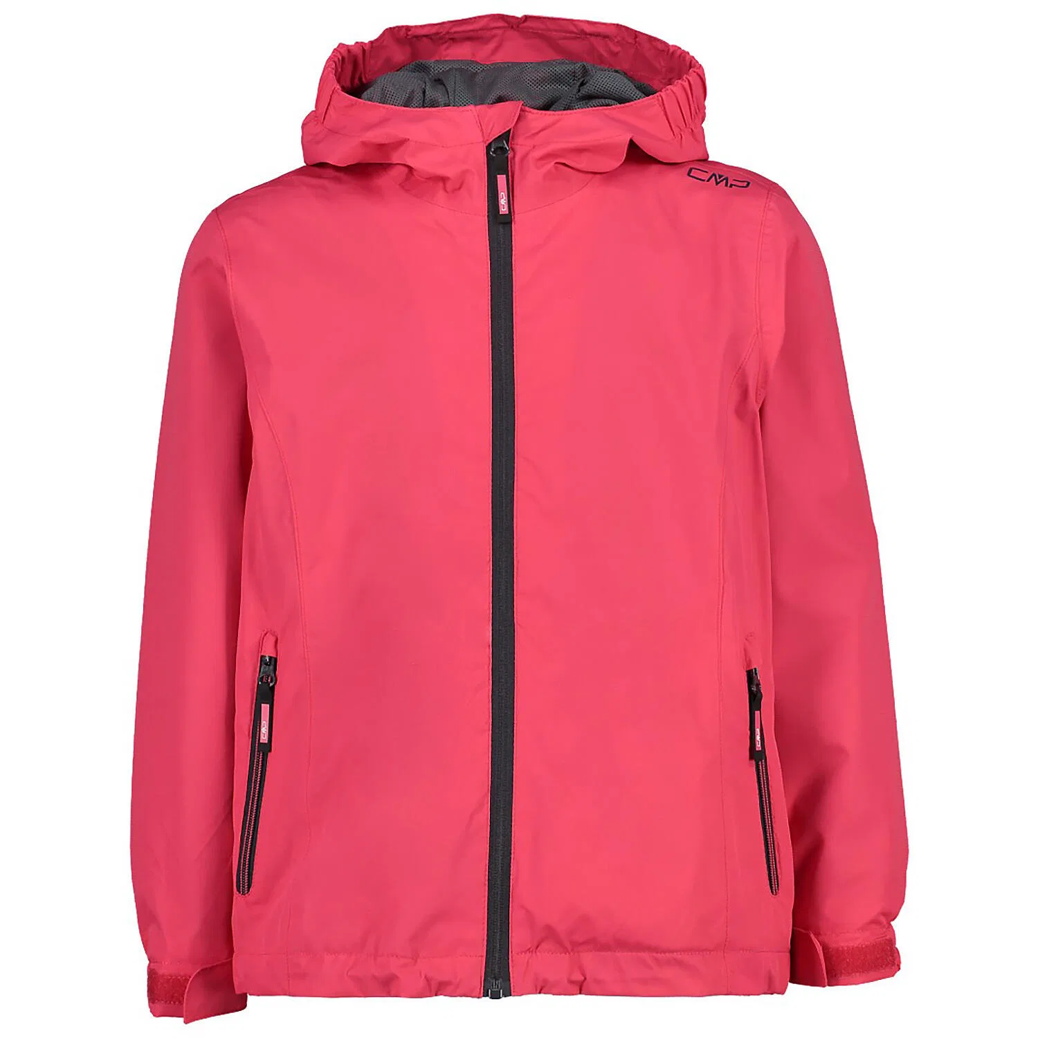 Детская непромокаемая куртка GIRL JACKET FIX HOOD Cmp, Цвет: Роза — фото 2