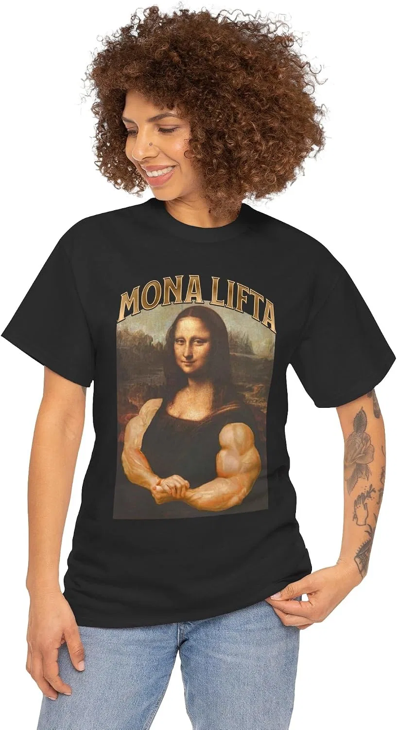 Футболка с принтом Mona Lifta Gildan 5000, Black — фото 2