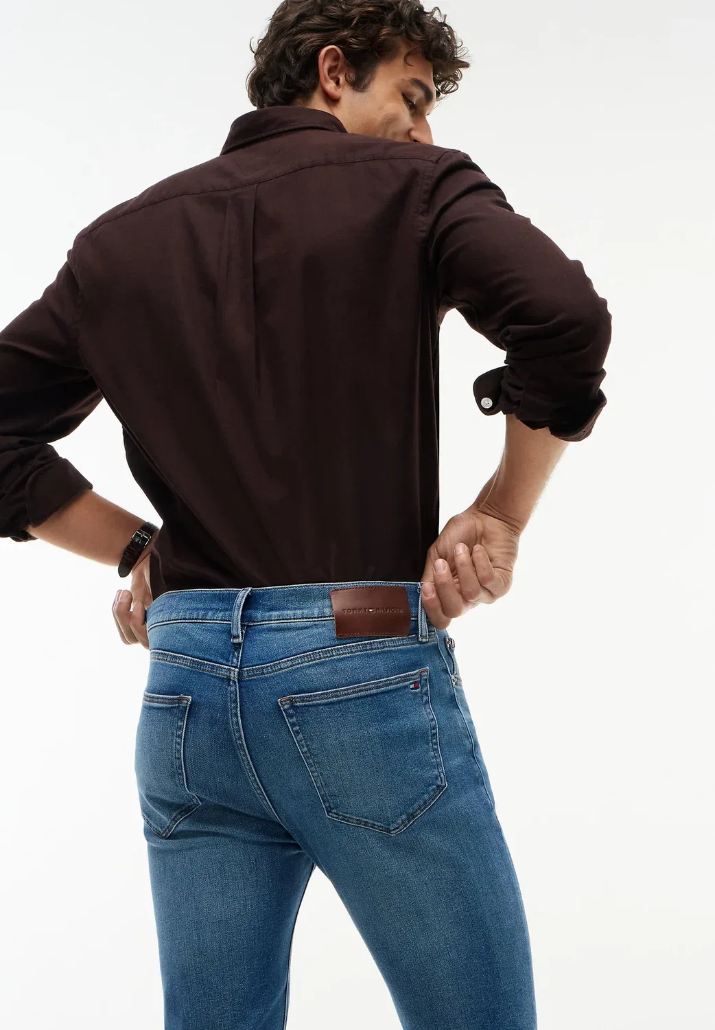 Джинсы Bleecker Slim - узкие джинсы Tommy Hilfiger, Jump Blue — фото 4