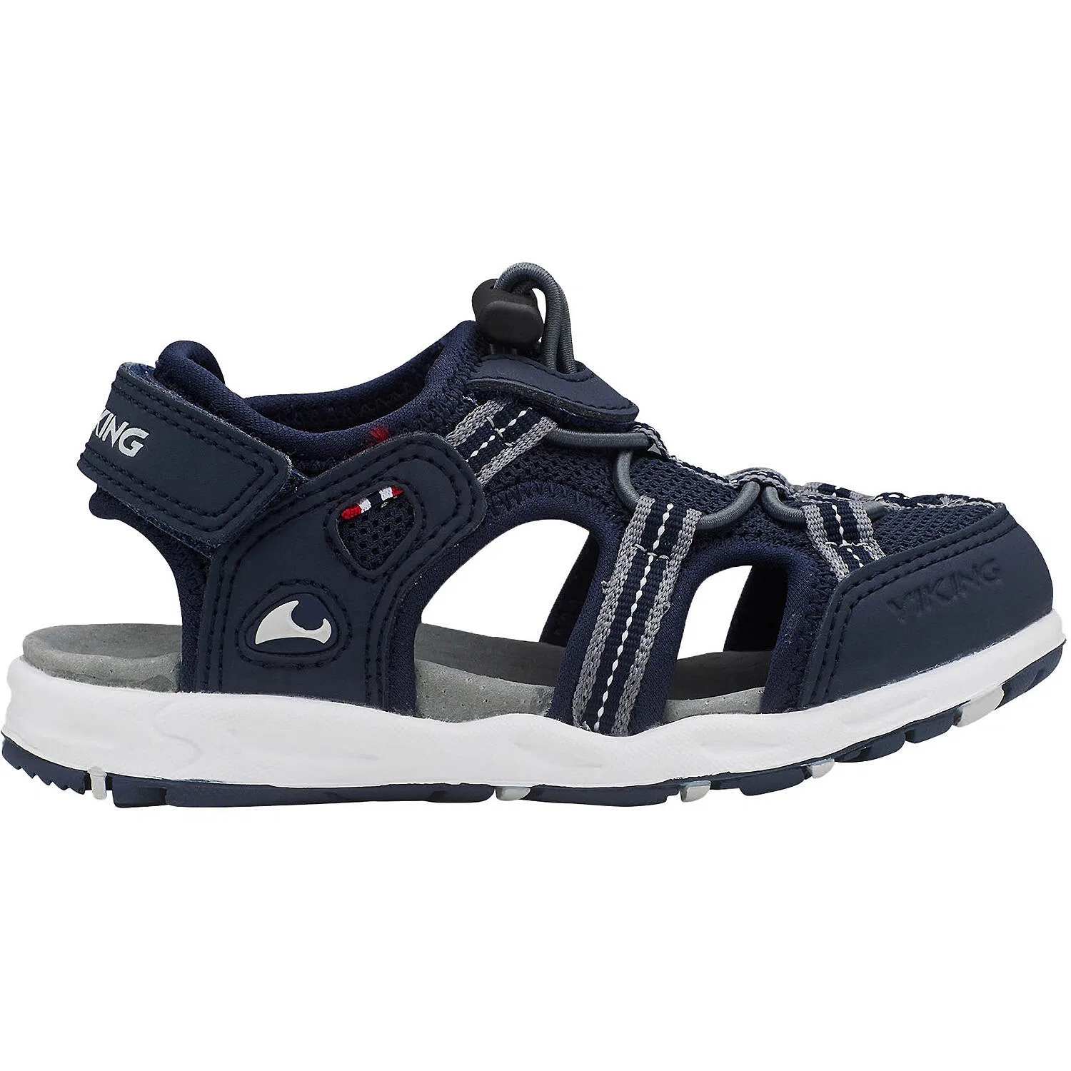 Детские треккинговые сандалии с защитой мыска THRILL SANDAL SL Viking, Navyblau