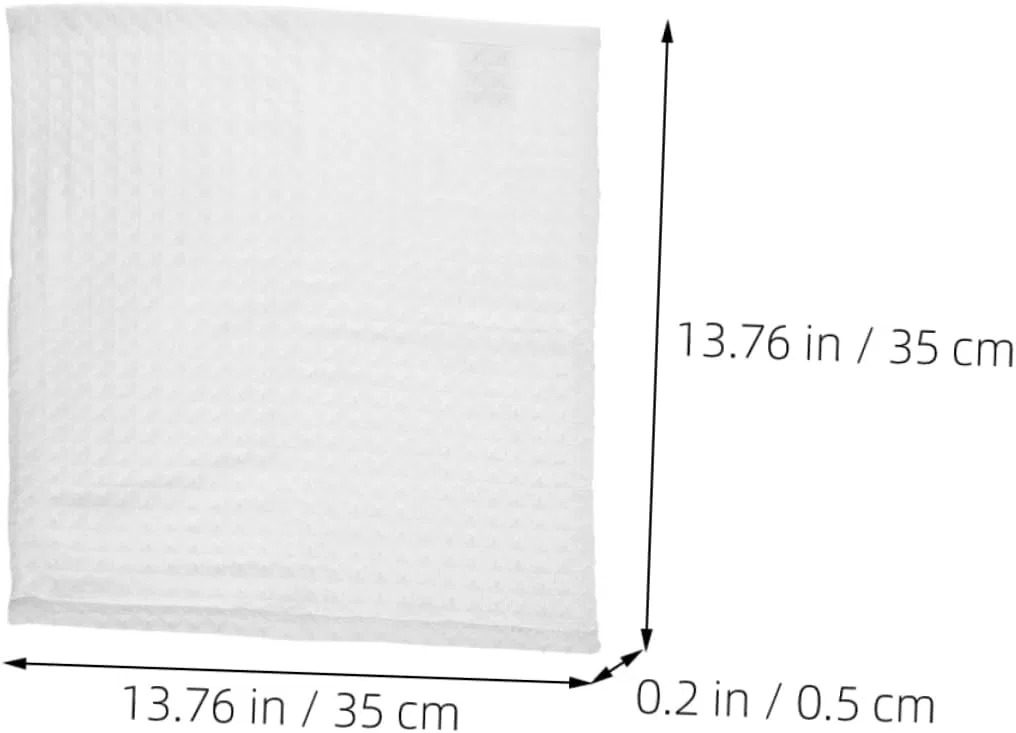 Салфетки для снятия макияжа Cotton, Healeved, 2 шт, 35x35 см, Белый — фото 4