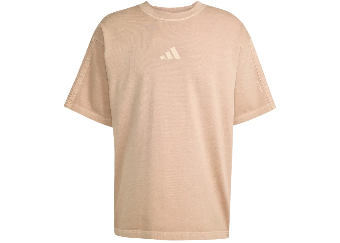 Мужская футболка с принтом All Szn Washed Adidas, цвет Warm Sandstone