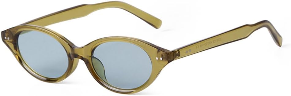 

Ретро-солнцезащитные очки «кошачий глаз» с заклепками, узкие, для женщин и мужчин, винтажный стиль, овальная форма, леопардовый принт, защита от ультрафиолета UV400 TYUVIVO, C7