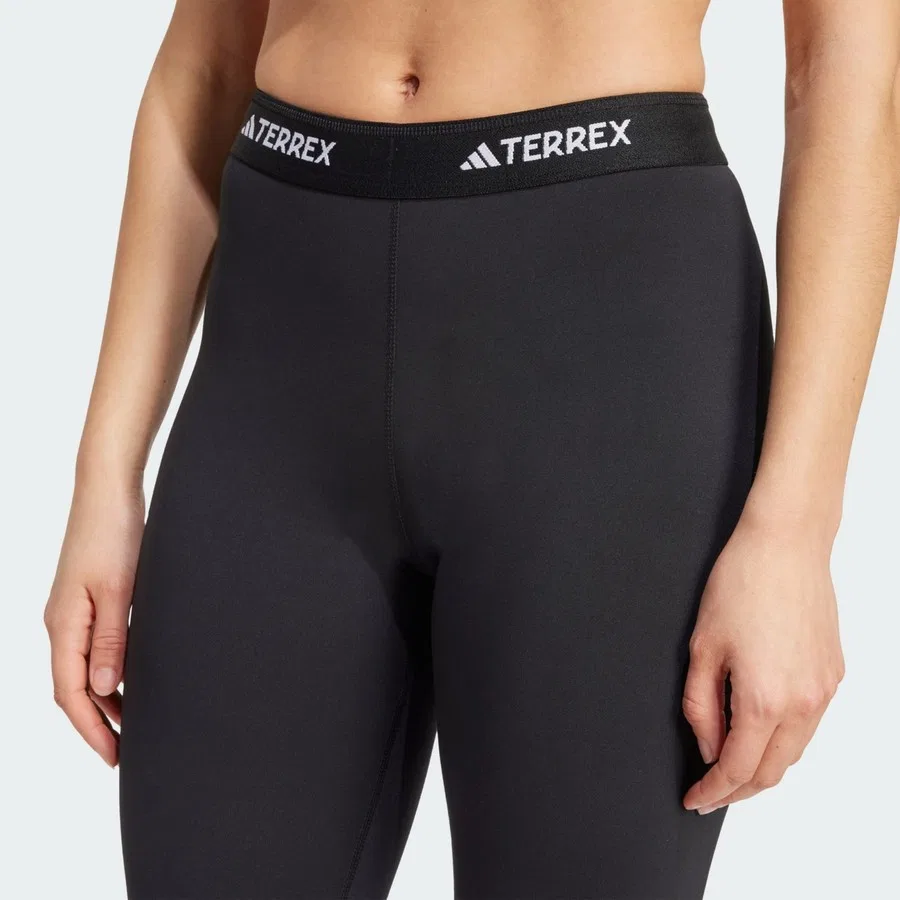 Термолеггинсы с длинным рукавом Terrex JC8196 Multi Synthetic Base Layer Tights adidas, Черный — фото 4