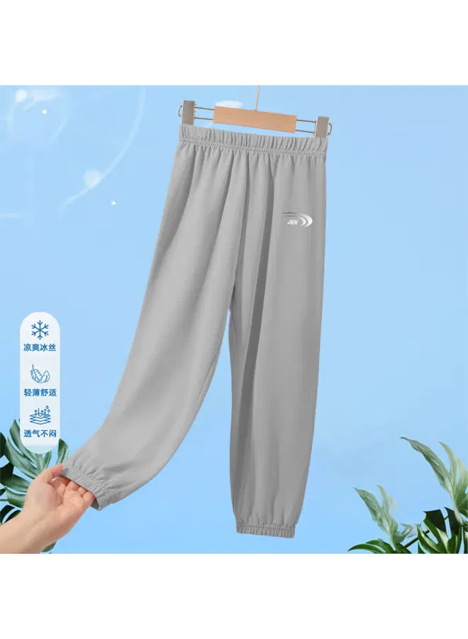 Jeanswest Штаны летние тонкие свободные для мальчиков, серый — фото 2