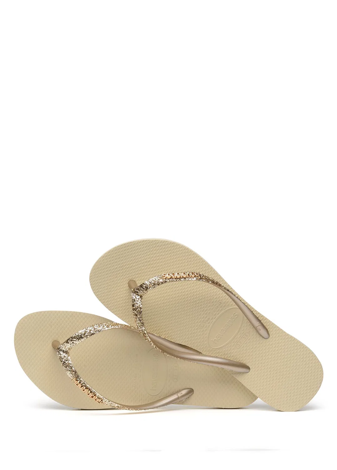 Шлепанцы Havaianas Slim Glitter Gold, Gold — фото 4