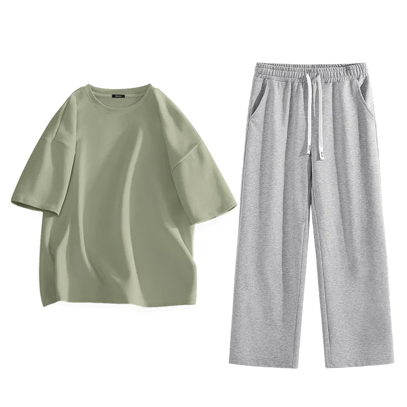 Детский спортивный комплект Palm Green Heather Gray MINISO, Цвет Palm Green Heather Gray