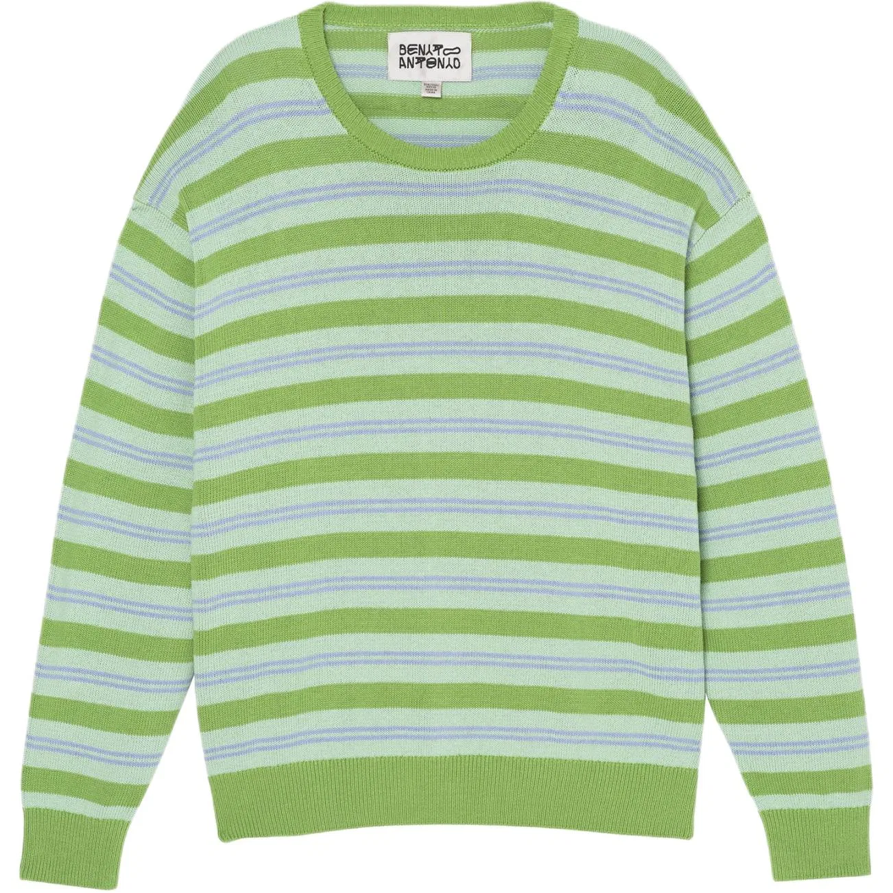 Мужской свитер с круглым вырезом Bad Bunny ZARA, Green