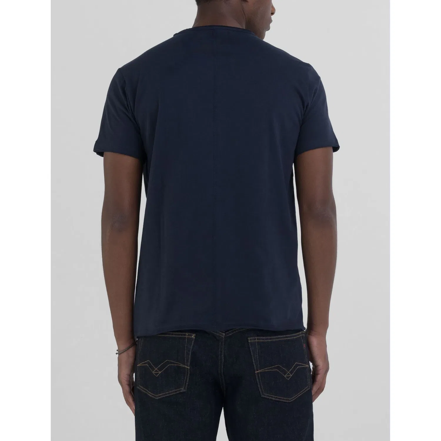 Детская хлопковая футболка regular fit Replay, Night Blue — фото 3