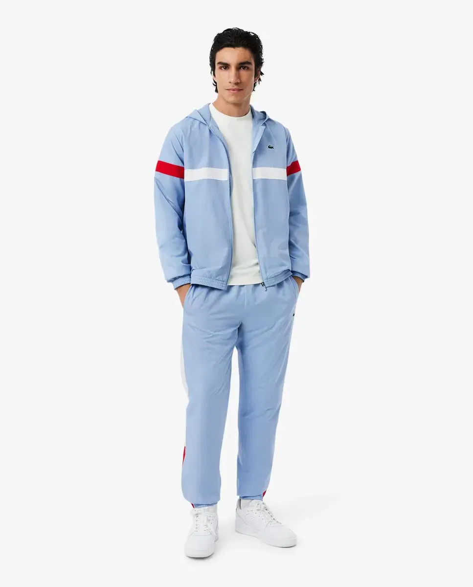 Мужской спортивный костюм из полиэстера Lacoste, Azul Claro