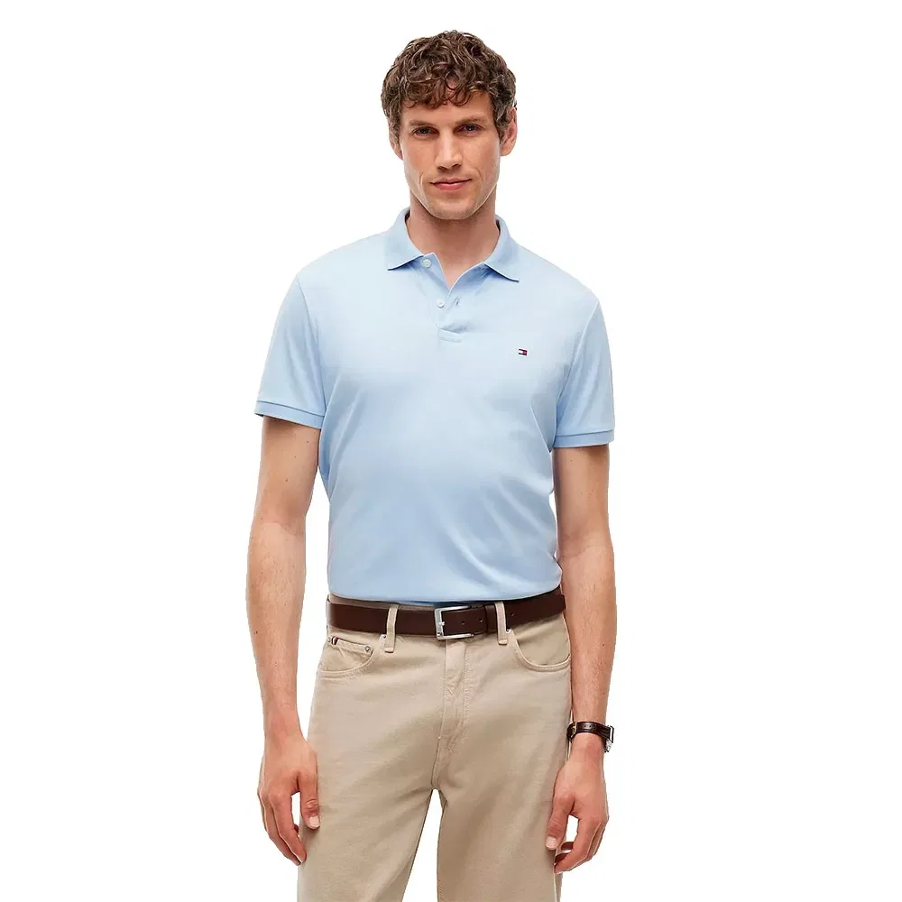Поло с коротким рукавом Liqui Seasonal Tommy Hilfiger, синий