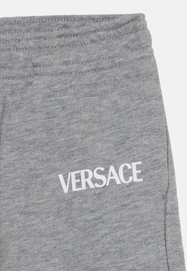 Спортивные брюки унисекс с логотипом для детей Versace, Grey/White — фото 3
