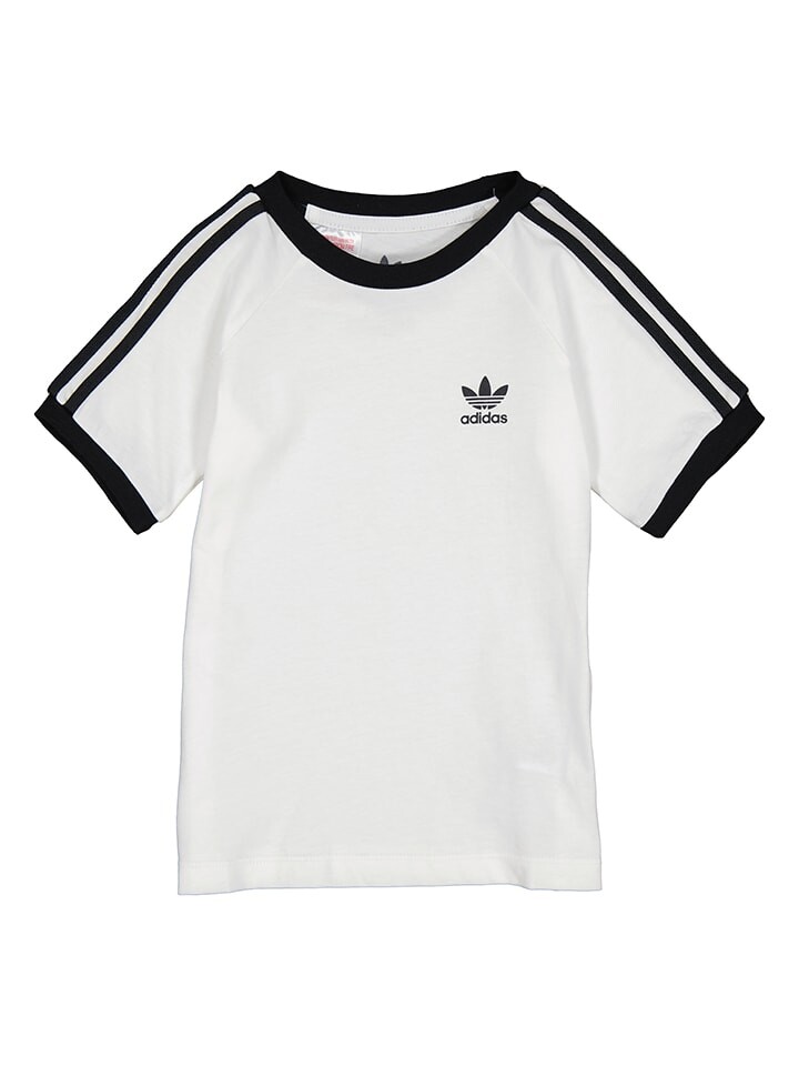 

Футболка adidas 3 Stripes, белый/черный