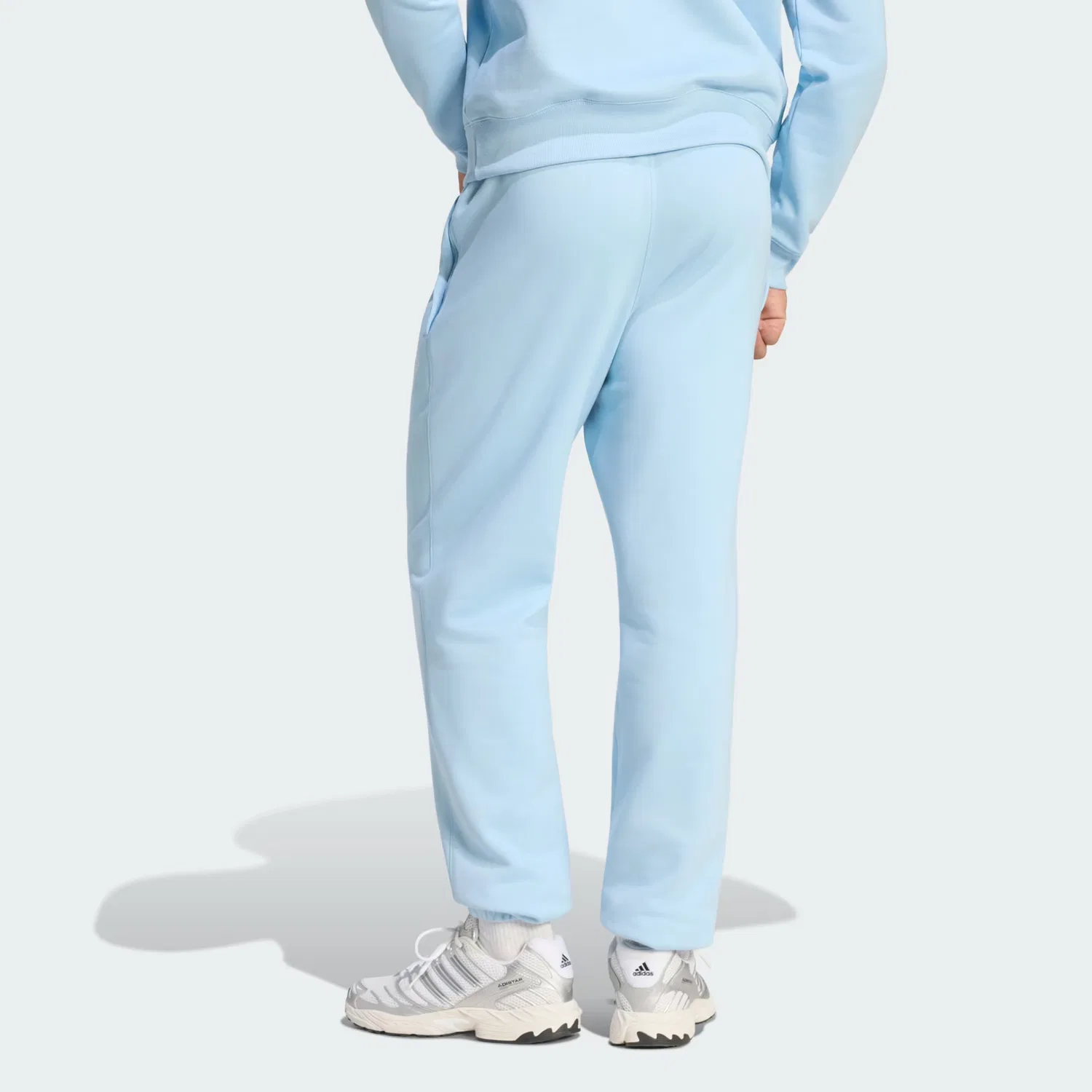 Мужские флисовые штаны регулярного кроя Trefoil Essentials Adidas Originals, небесно-голубой — фото 2