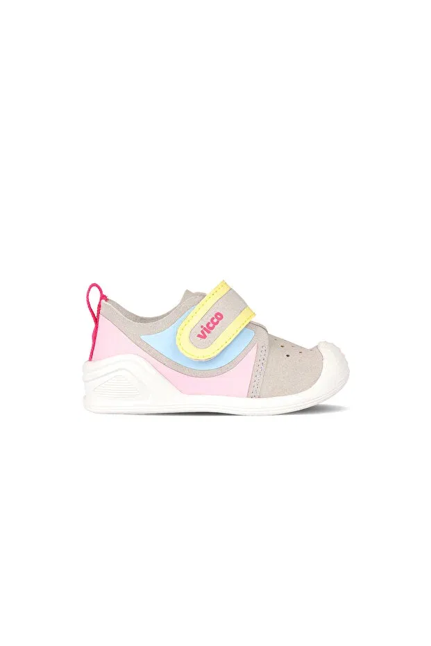 Детские повседневные туфли для девочек Uki model basic Vicco, Gray/Pink