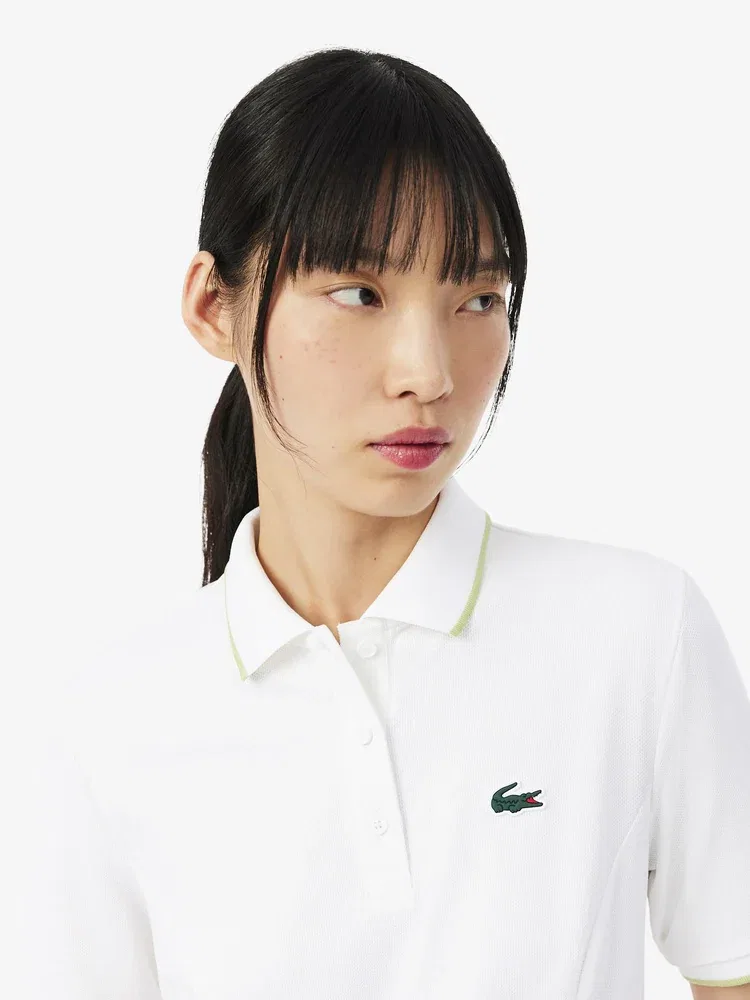 Платье поло LACOSTE White — фото 2