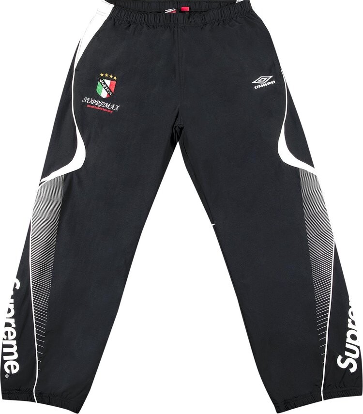 

Брюки Supreme x Umbro Track Pant 'Black', черный