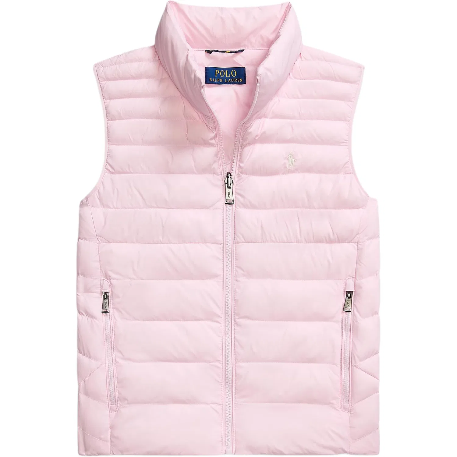 Детский жилет с воротником-стойкой Moderate, Polo Ralph Lauren, Pink