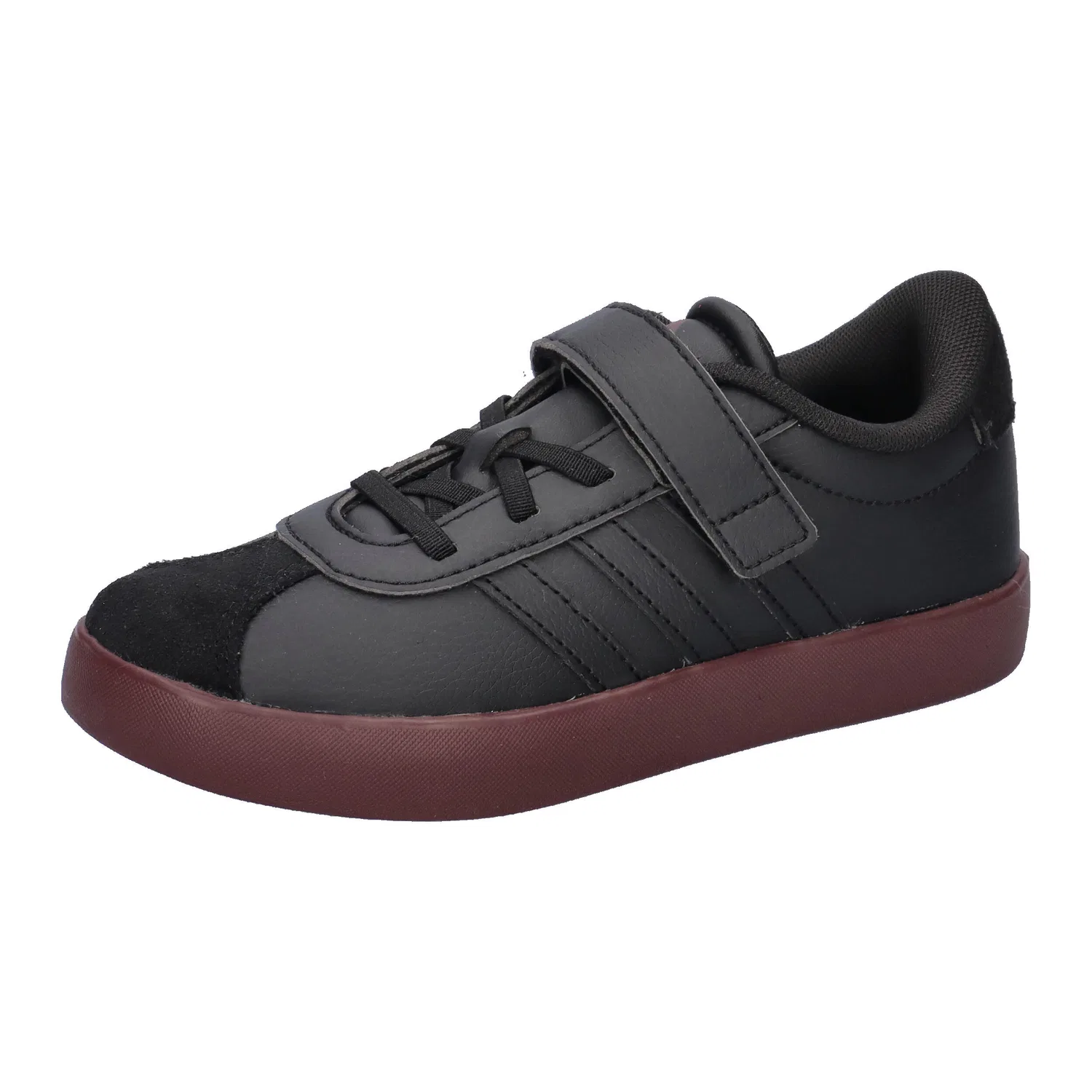 Детские кроссовки с верхом из искусственной кожи VL COURT 3.0 EL C Adidas, Schwarz Rot
