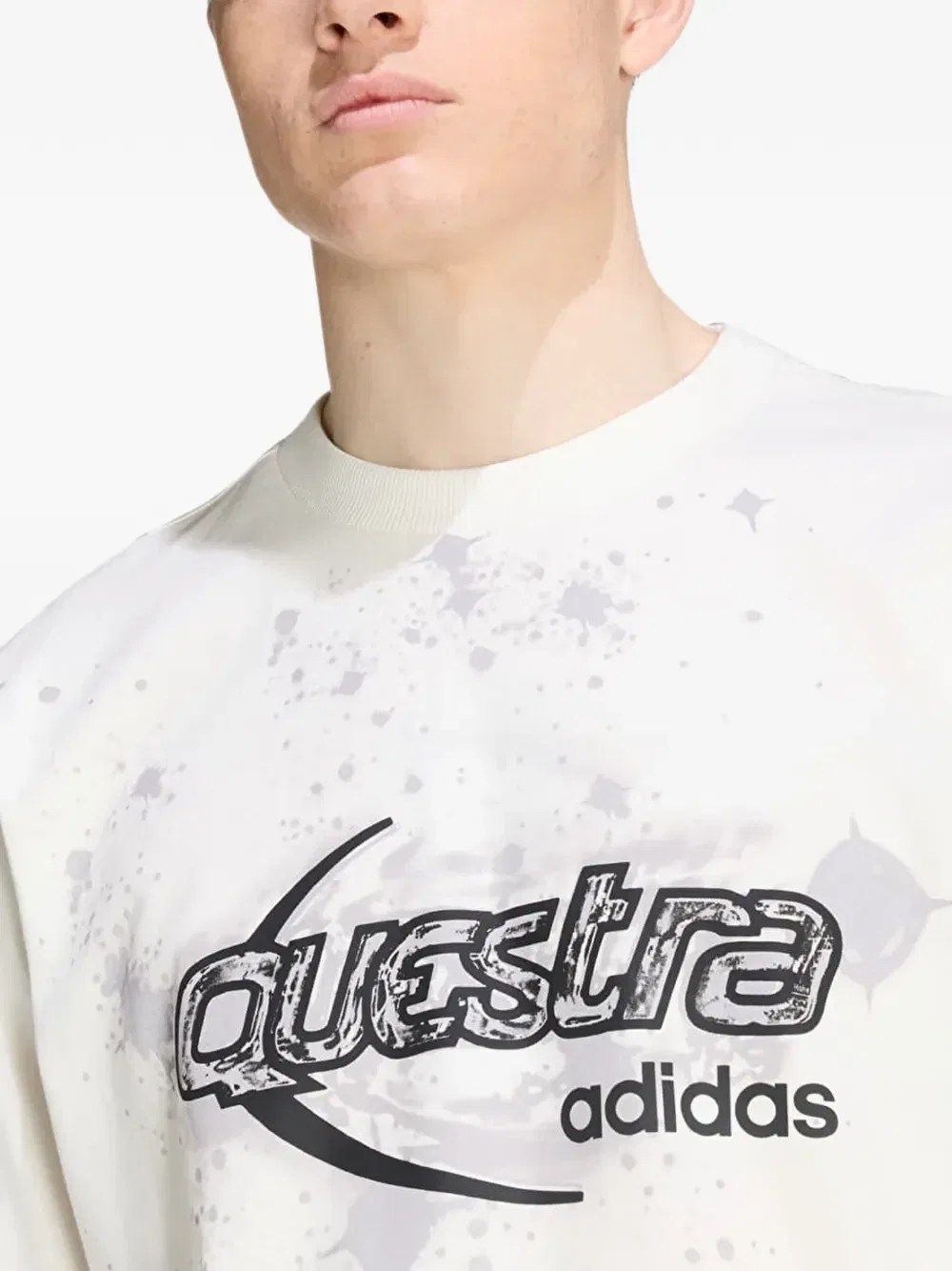 Футболка с графическим принтом Adilenium Questra Adidas, бежевый — фото 4