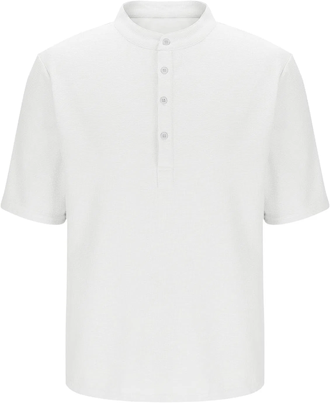 Мужская футболка-поло с вафельным переплетением Regular Fit, White