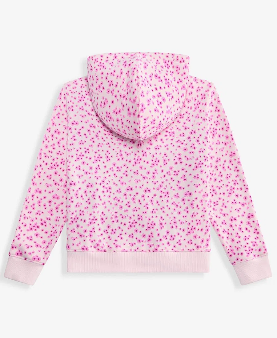 Детский флисовый худи на молнии с принтом NYC Bow Epic Threads, Pink Polish — фото 3