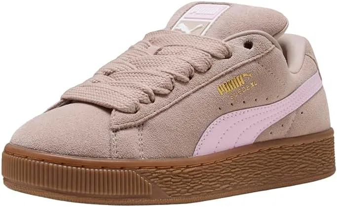 Детские кеды для мальчиков Suede XL PUMA, Beige — фото 2