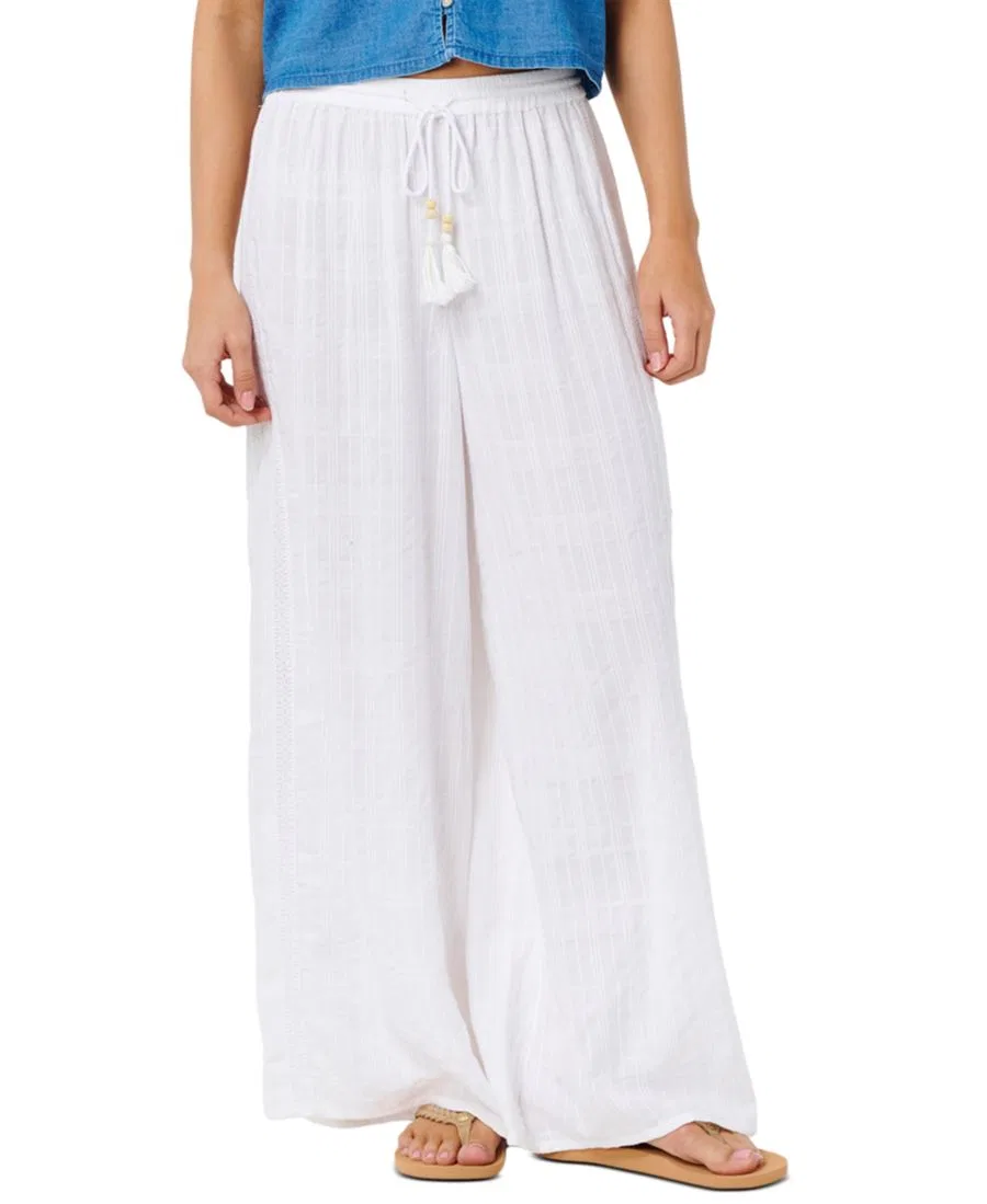 Широкие брюки Catalina Islands Wide-Leg Rip Curl, Optical White