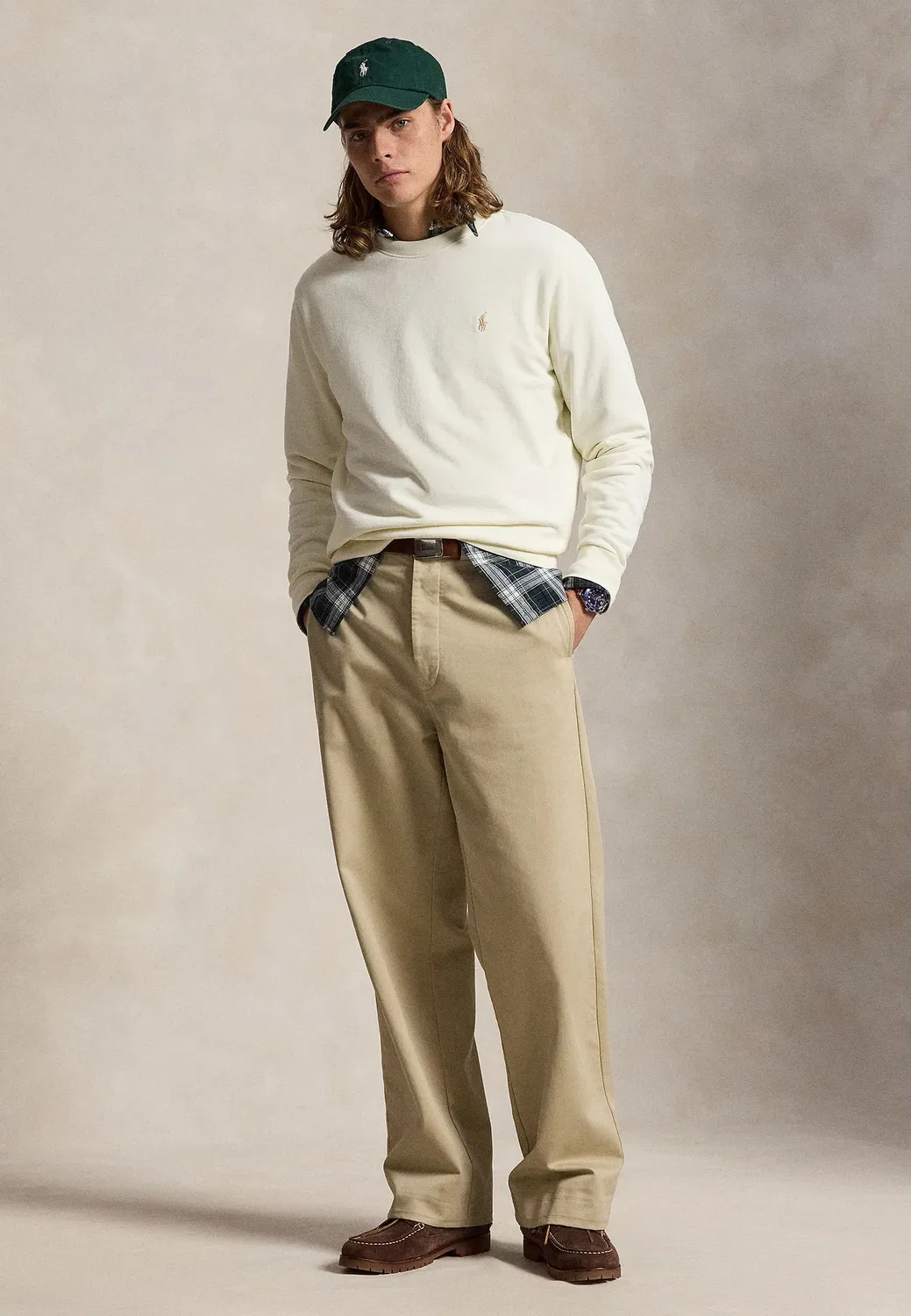 Толстовка с петлевой структурой - толстовка Polo Ralph Lauren, Clubhouse Cream — фото 2