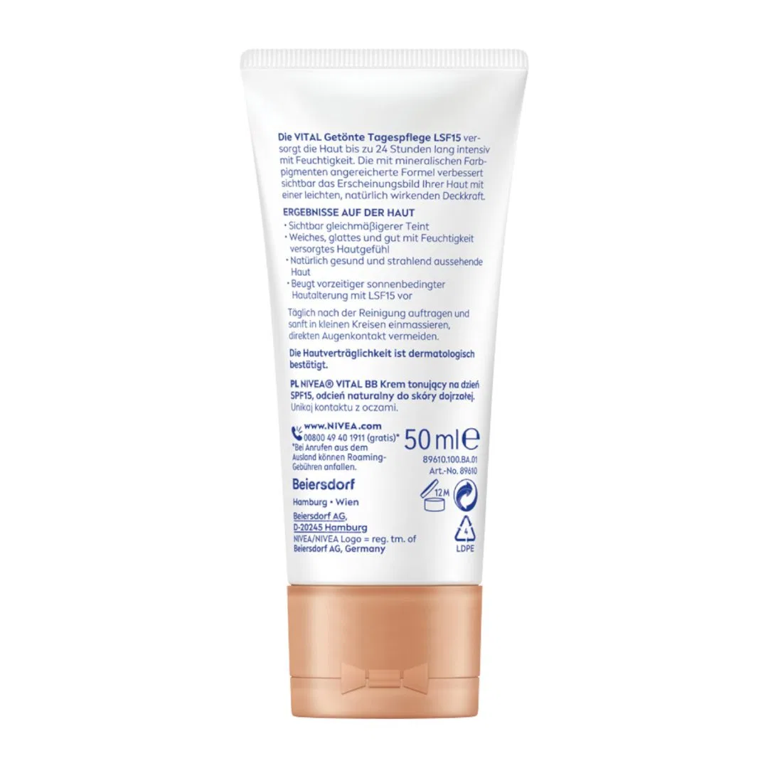 BB-крем тонирующий SPF 15 Nivea, 50 мл — фото 3