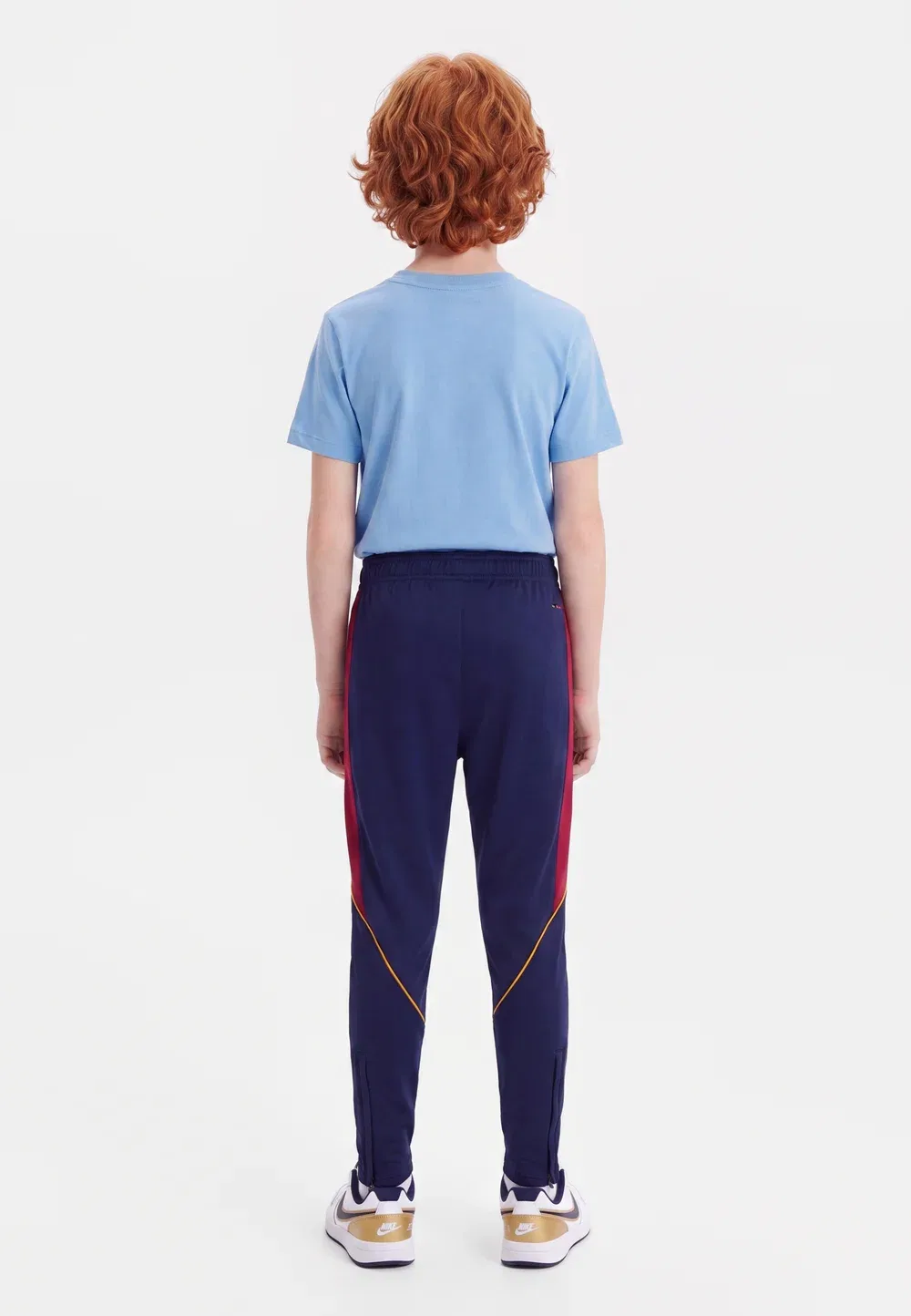 Спортивные брюки FC Barcelona FCB Strike на молнии, унисекс Nike Performance, Blackened Blue/Noble Red/Mineral Yellow — фото 2
