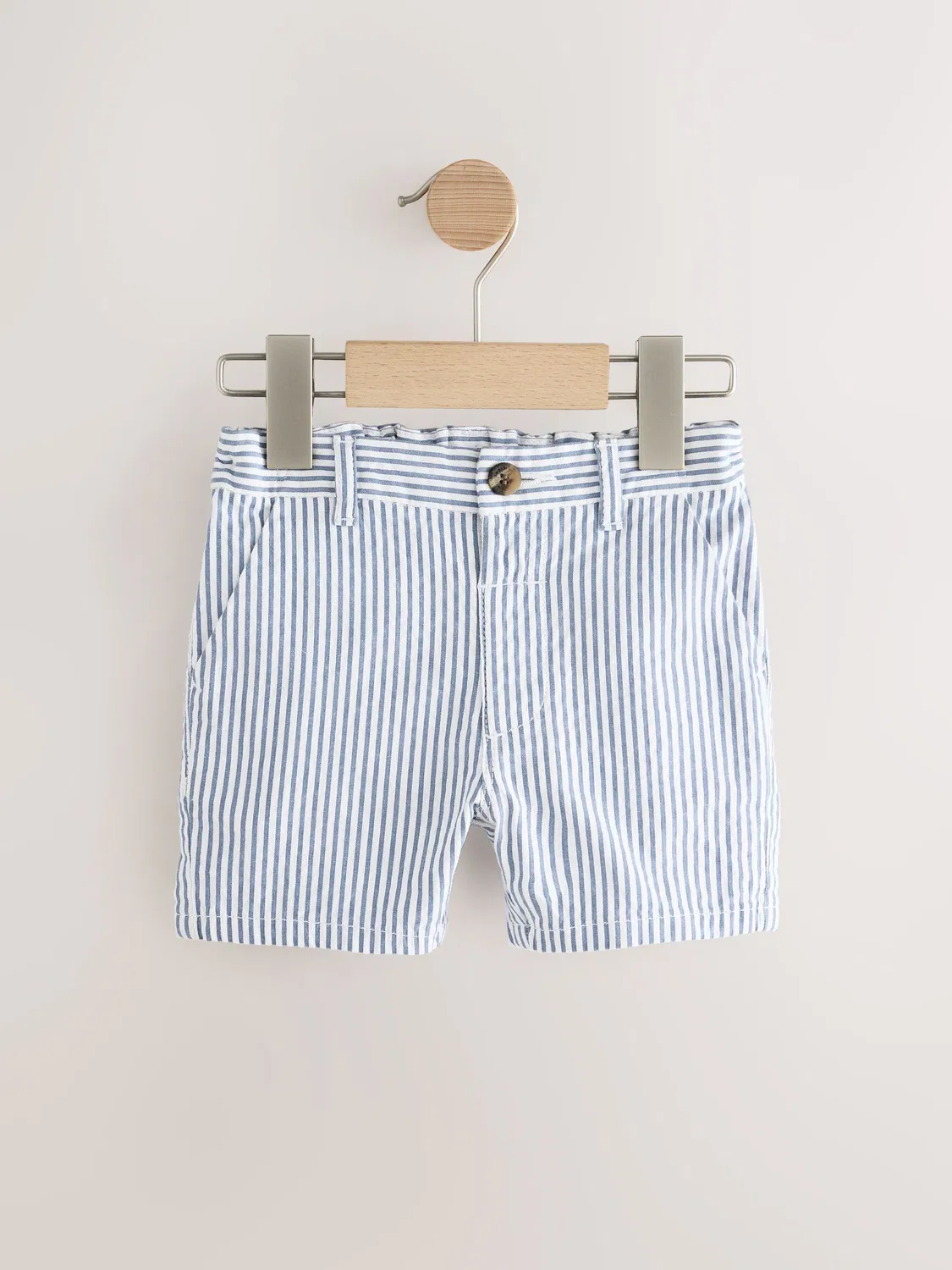 Шорты чинос 3 шт, хлопок, Navy/Stone/Ticking Stripe Next — фото 3