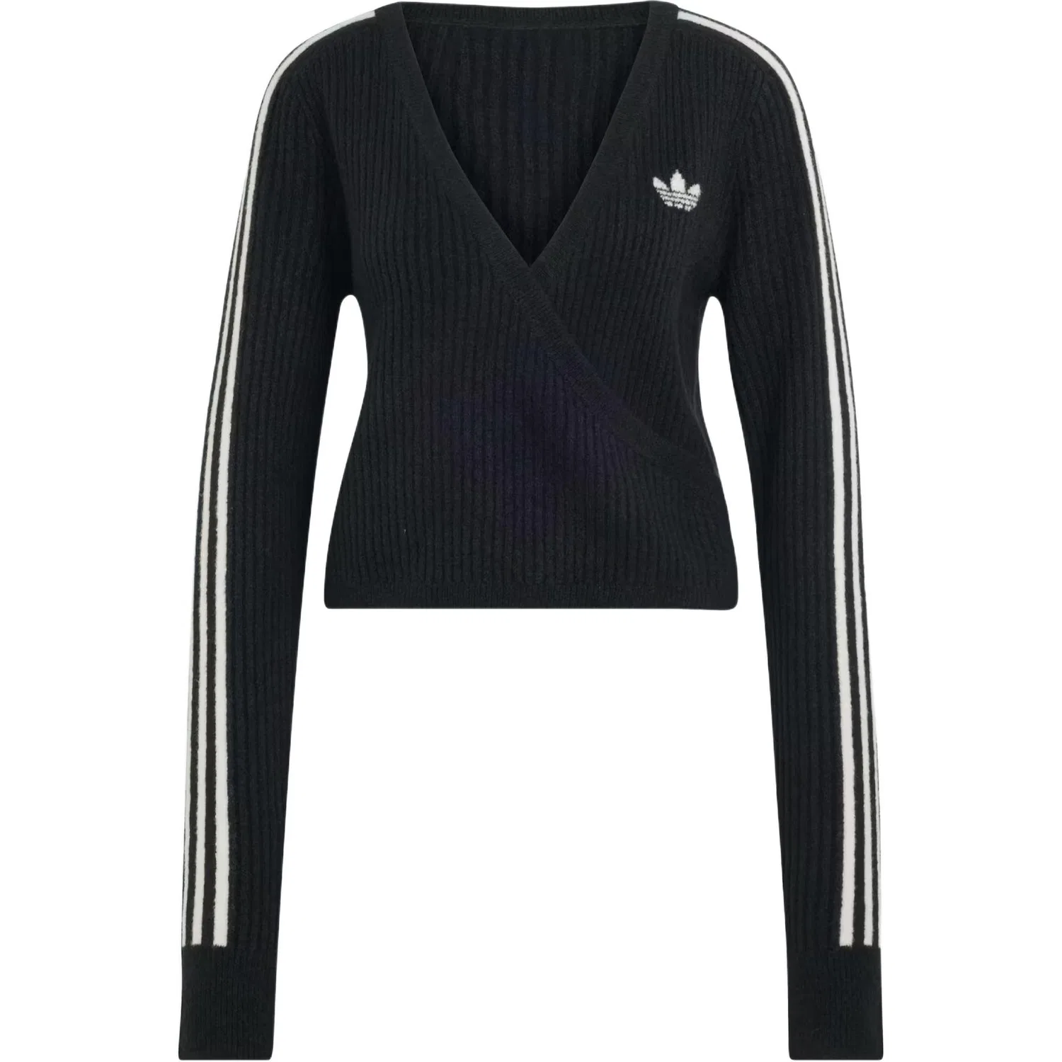 Женский джемпер с V-образным вырезом Adidas Originals X Jennie, Black