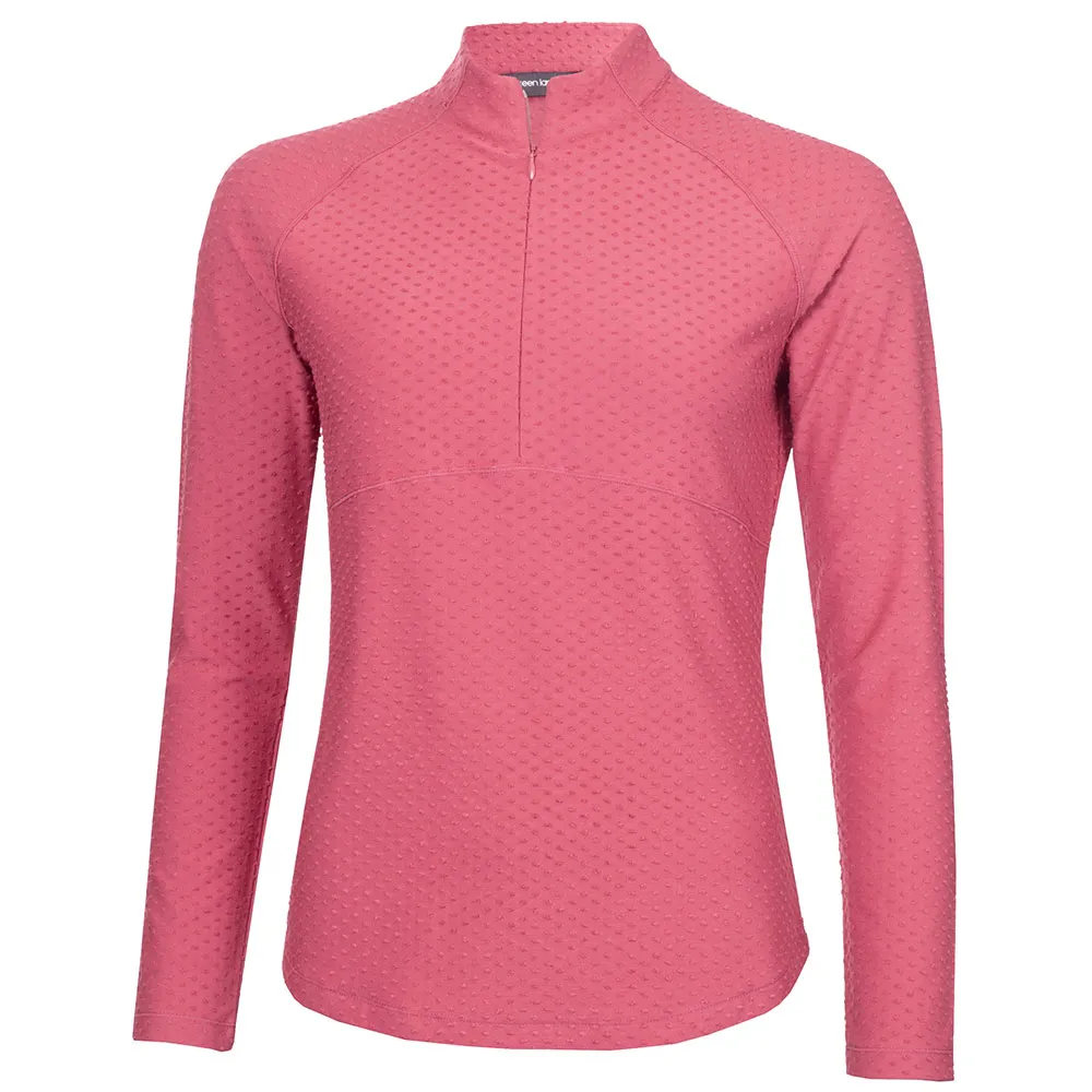 

Толстовка Green Lamb Meredith half zip, розовый
