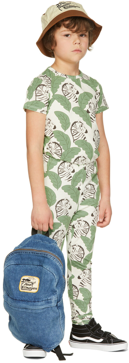 

Детская футболка Off-White и Green Zebra Mini Rodini