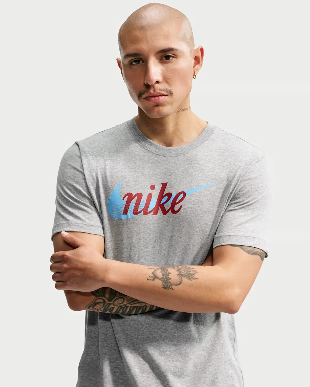 Мужская футболка Nike Sportswear, Dark Grey Heather — фото 3