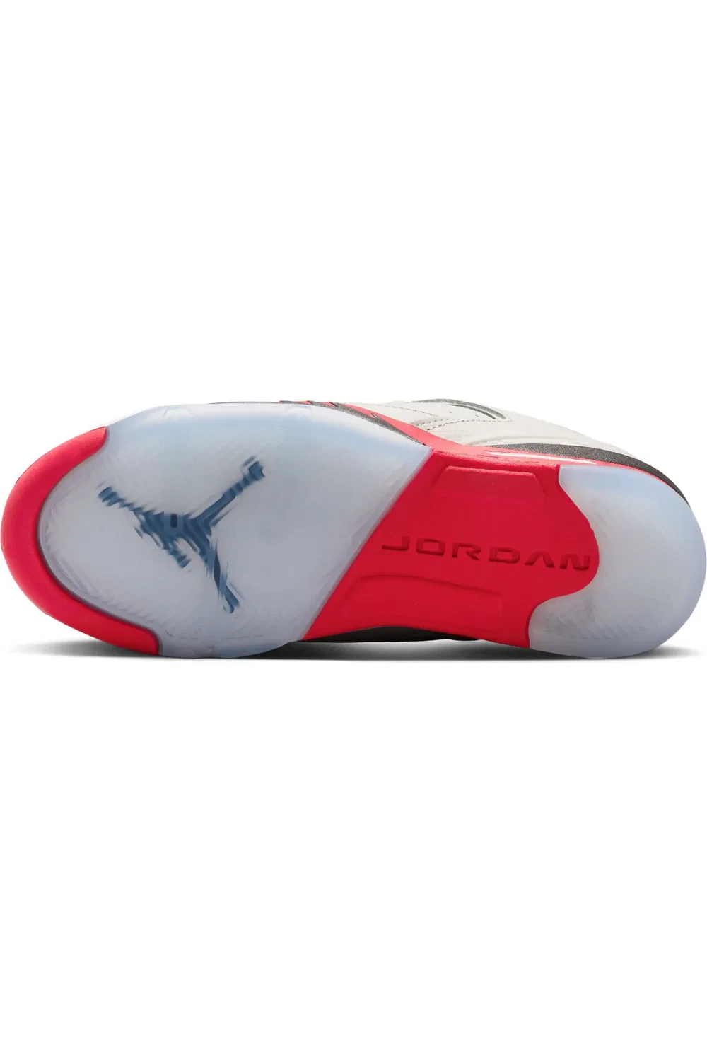 Детские баскетбольные кроссовки низкие Sixty Plus Jordan, Sail/Fire Red/Black/Silver — фото 4