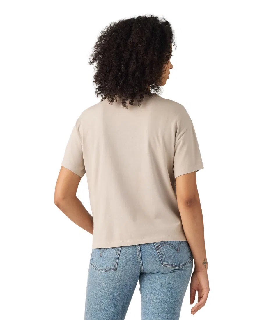 Футболка свободного кроя Vintage Relaxed-Fit T-Shirt Levi's, Corded Script Logo Chateau Gray — фото 4